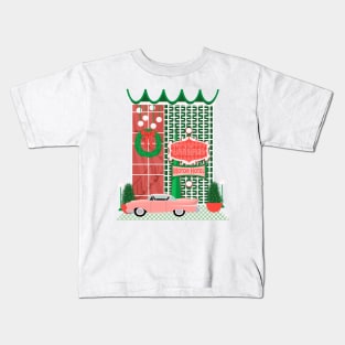 Christmas Motor Hotel Kids T-Shirt